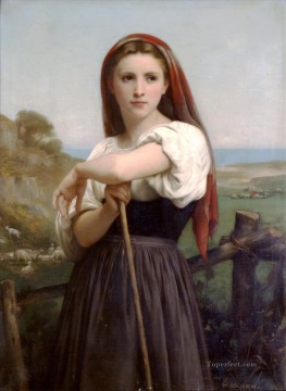 ウィリアム・アドルフ・ブーグロー Painting - ジュヌ・ベルジェール 1868 写実主義 ウィリアム・アドルフ・ブーグロー